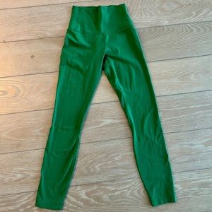 Lululemon Align Leggings Hunter Green size 2 and 25 “ inseam